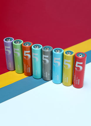 AA Alkaline Battery 8 Pack(Colorful)2