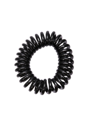 3.5 Black Spiral Hair Ties (6pcs)2
