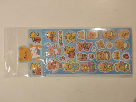 黄油小熊咕卡贴