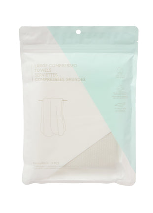 Large Compressed Towels (3 pcs)