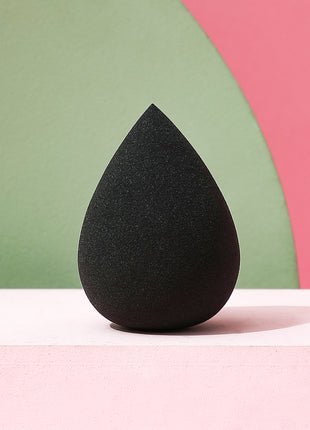 Soft Water Drop Shape Makeup Sponge (Black)
