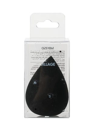 Soft Water Drop Shape Makeup Sponge (Black)