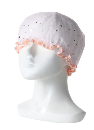 Sparkling Star Series Double-Layer Shower Cap