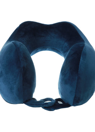 Memory Foam U Shaped Pillow(Navy Blue)