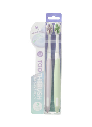 Petal High-Density Gum Care Toothbrushes (2 Pack)