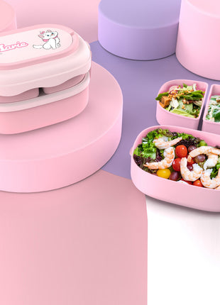 Disney Cat Collection Double Layered Bento Box (1600mL)