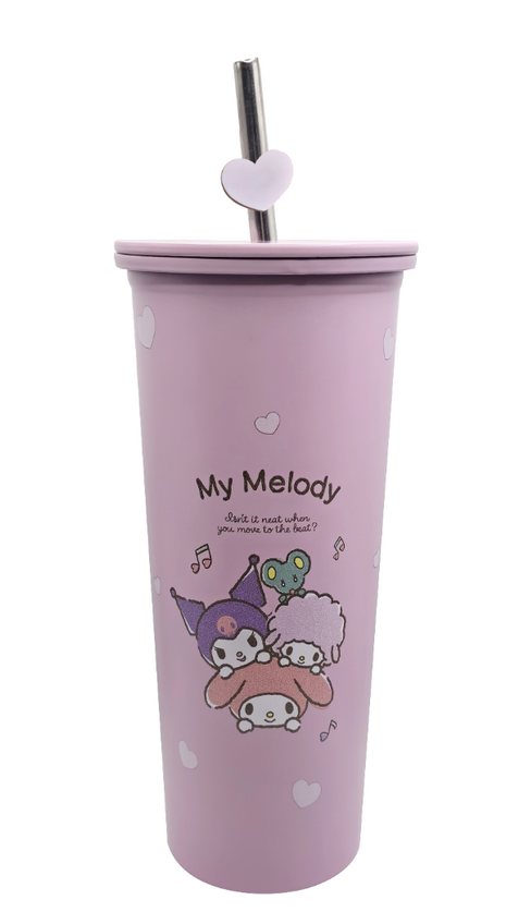 Sanrio?characters Stainless Steel Tumbler with Straw 800mL(My Melody)