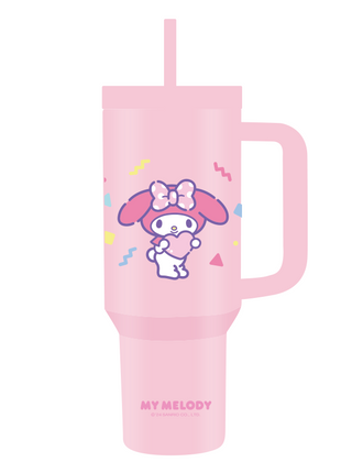 My Melody Double Wall Steel Tumbler with Straw 1200mL