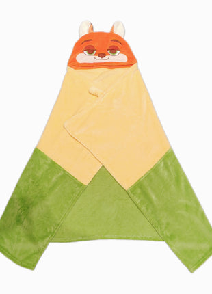 Disney Zootopia Collection Thicker Hooded Blanket(Nick)