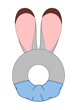 Disney Zootopia Collection 3D Headband (JUDY)