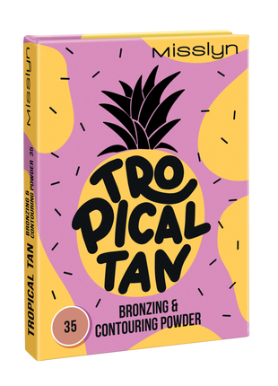 Misslyn Tropical Tan Bronzing & Contouring Powder 6g , 35 STAY FRESH