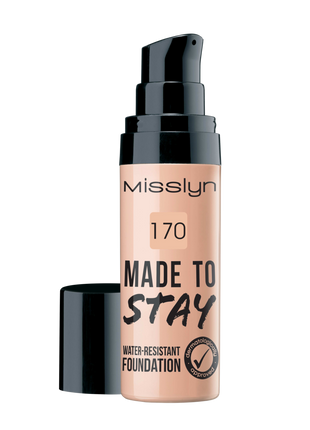Misslyn MADE TO STAY FOUNDATION WATER-RESISTANT FOUNDATION 30ml , 170 natural beige