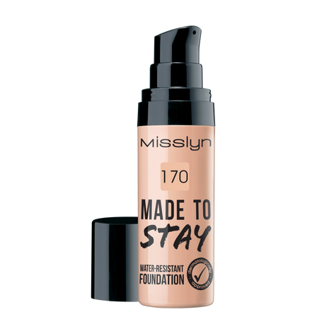 Misslyn MADE TO STAY FOUNDATION WATER-RESISTANT FOUNDATION 30ml , 170 natural beige