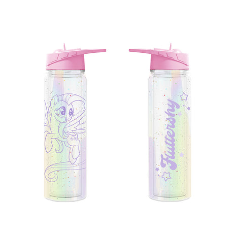 My?Little?Pony?Collection Double Wall Straw Plastic Bottle with Handle 500mL
