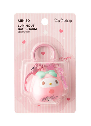 My Melody Luminous Daruma Bag Charm