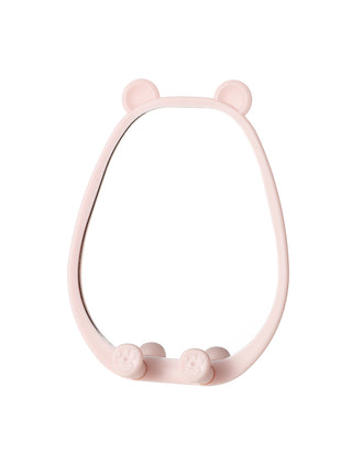 Lovely Bear Vanity Mirror with Phone Holder (Pink)