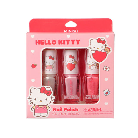 Sanrio characters Nail Polish Set(Hello Kitty)
