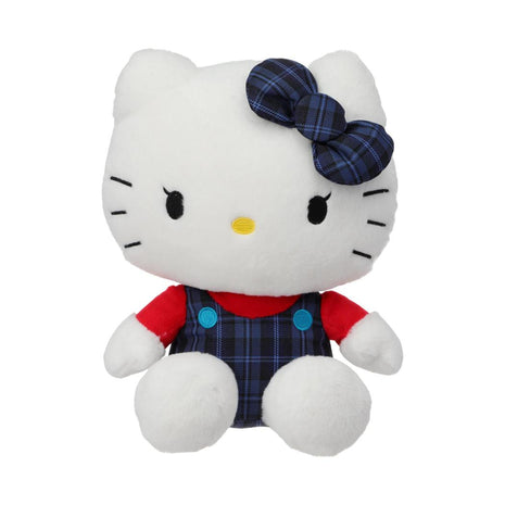Hello Kitty Color Changing Collection 10in. Sitting-posture Plush Toy(JK Blue Check)