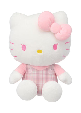 Hello Kitty Color Changing Collection 10in. Sitting-posture Plush Toy(JK Pink Check)