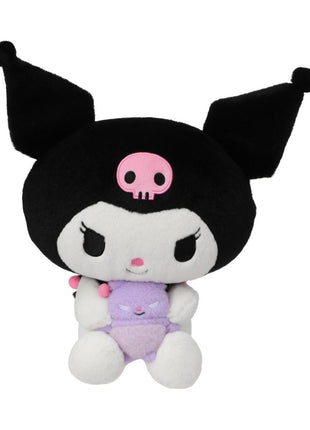 Kuromi 11in. With-Little-Buddy Sitting-posture Plush Toy
