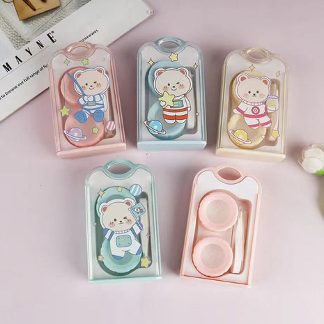 Space Bear contact lens case