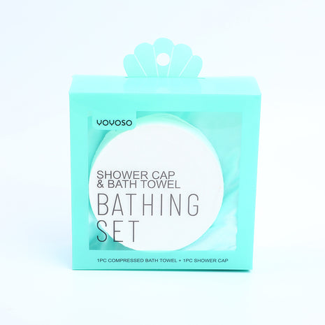 Bath set (shower cap + bath towel)