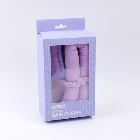 Large intestine scrunchie grip four-piece set of sleep curling irons