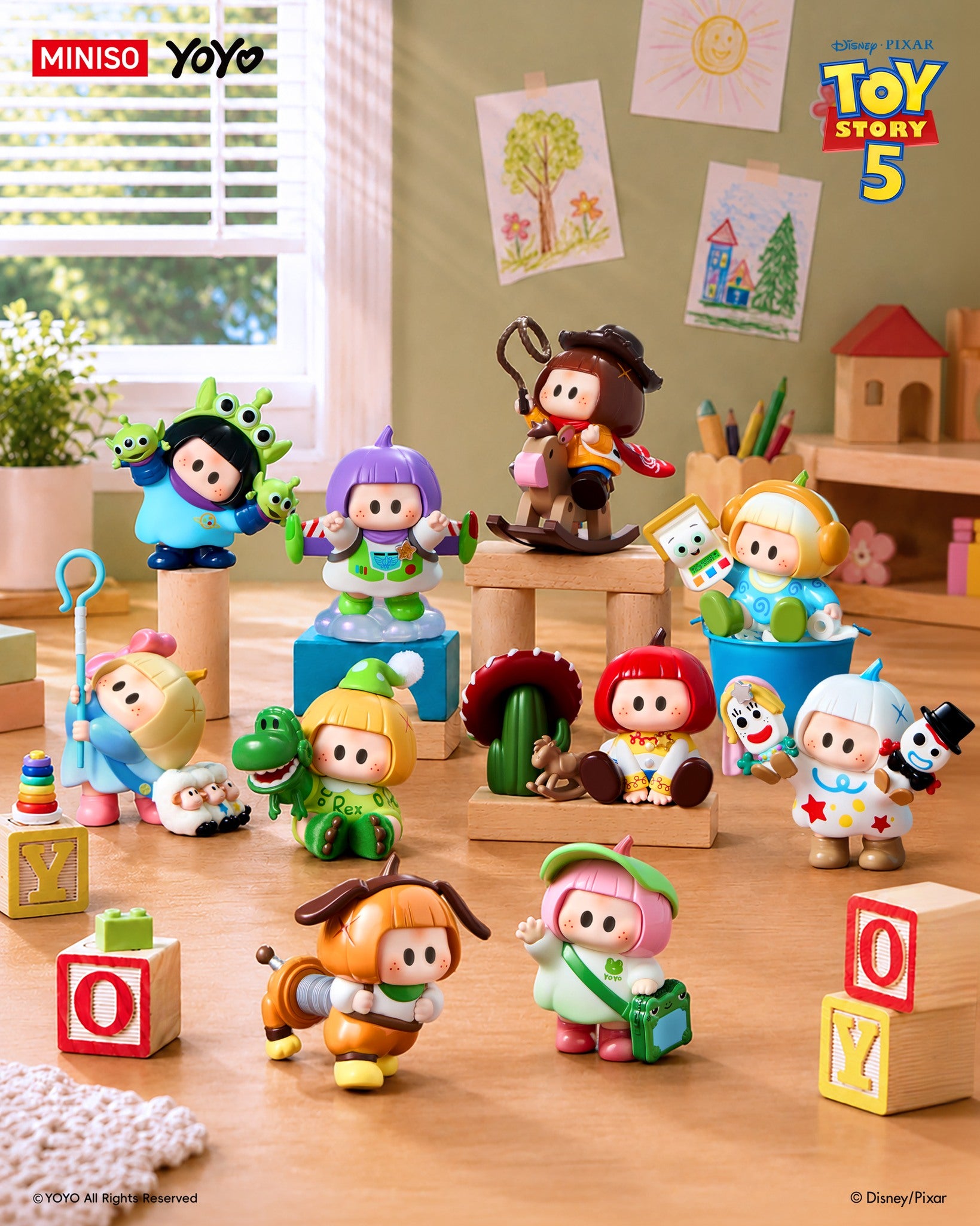 YOYO x Toy Story 5 Growing Up Collection Figure Surprise Box
